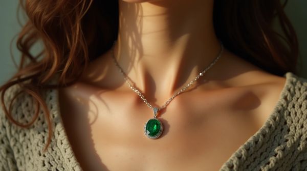 Choisissez un collier émeraude pour un style unique
